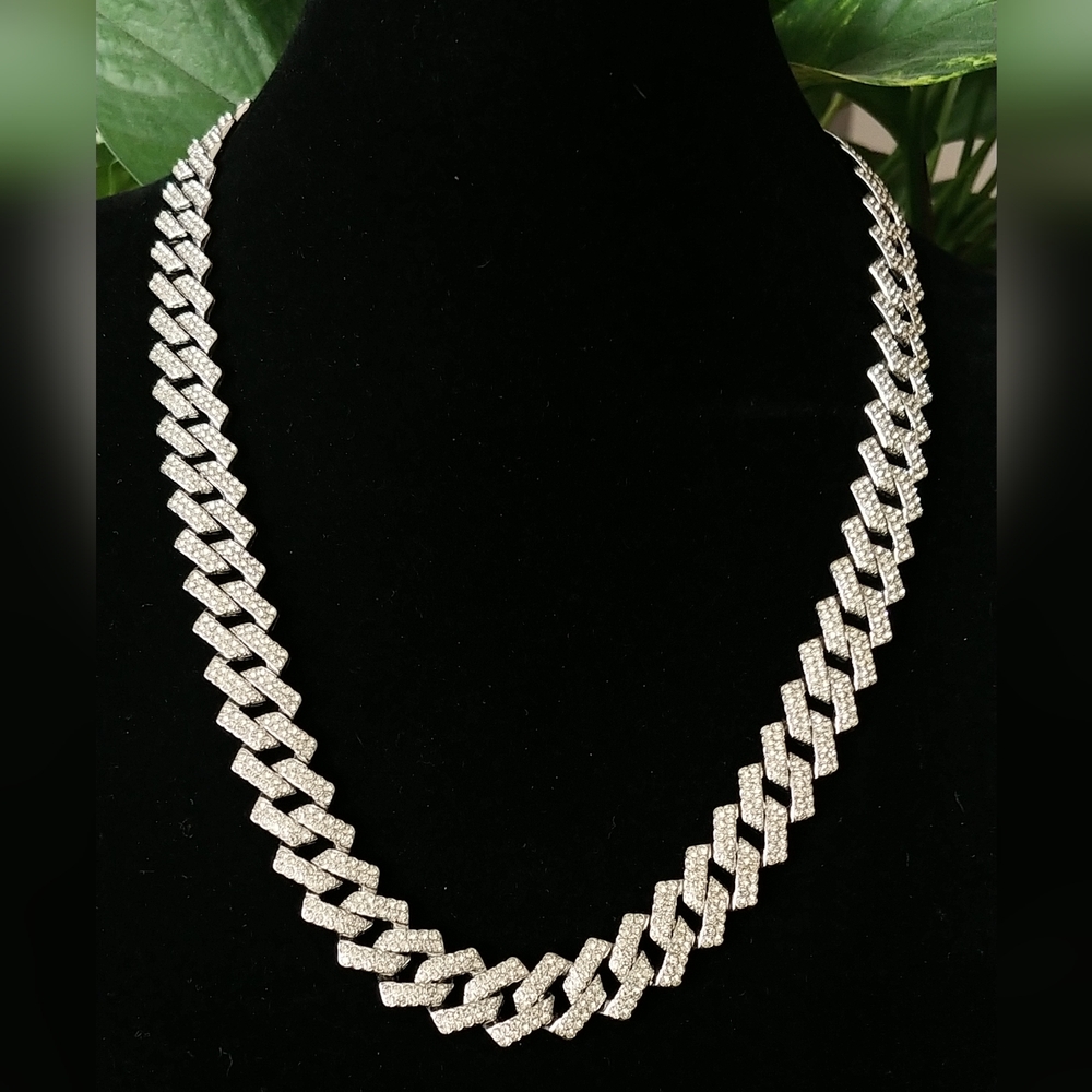 22" Cubin CZ Necklace